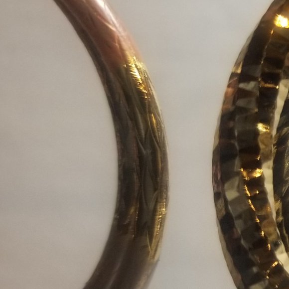 BUY 1 GET 1 FREE Gold Filled Large Hoops !***LOWERED PRICE... NON TARNISHING !!! - Picture 13 of 15